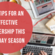 Six Tips for an Effective Leadership this Holiday Season